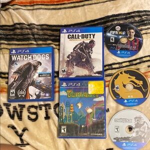 Sony Blue PlayStation Game Collection